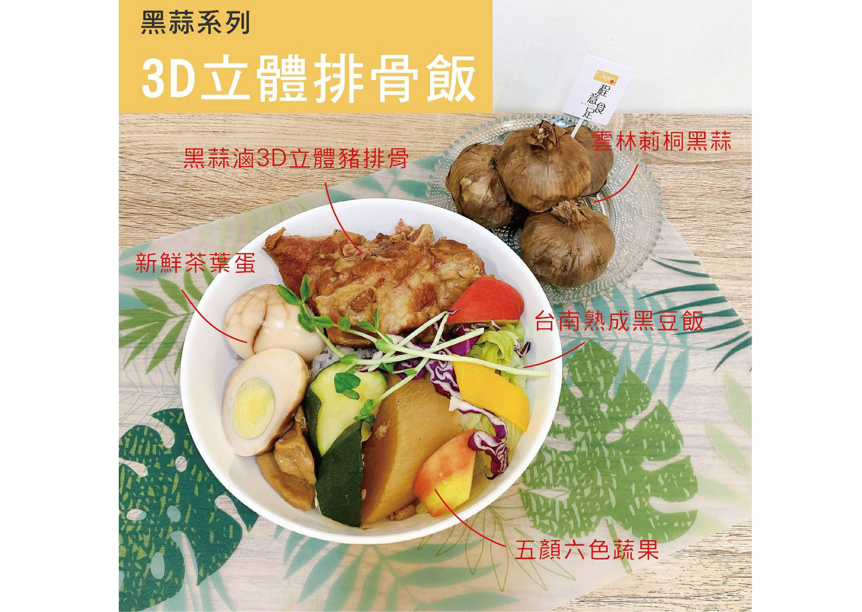 3D立體排骨飯